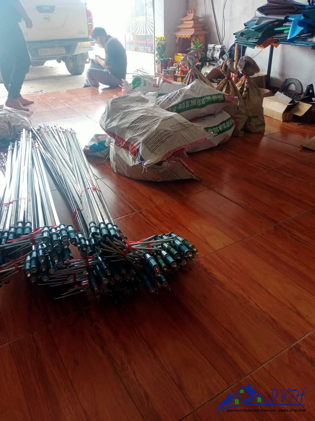 May bạt mái che tại Hậu Giang